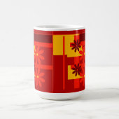 Retro orange in den 1970er Jahren Kaffeetasse (Mittel)