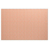 Retro orange Keil-Muster Stoff (Yard (91,4 cm))