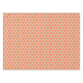 Retro orange Keil-Muster Tischdecke (Vorderseite (Horizontal))