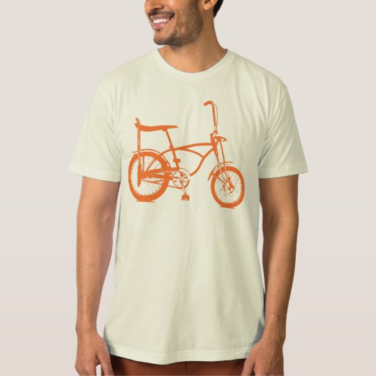 Retro Orange Krate Banana Sitzbike T-Shirt (Vorderseite)