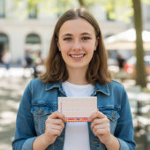 Retro Orange Lila Post-it Klebezettel