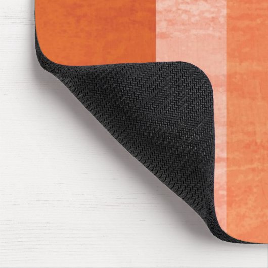 Retro orange Mausunterlage Mousepad (Ecke)
