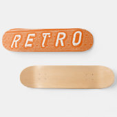 Retro - Orange Skateboard (Horizontal)