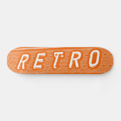 Retro - Orange Skateboard (Horizontal)