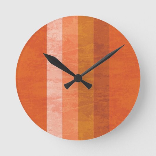 Retro Orange Strick Uhr (Vorderseite)