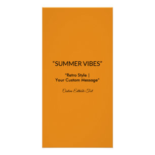 Retro Orange Textur – Sommer Stimmung Kunst Poster