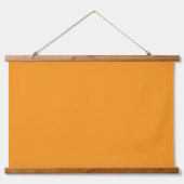 Retro Orange Textur – Sommer-Stimmung Kunst Wandteppich Mit Holzrahmen (Vorderseite 2)