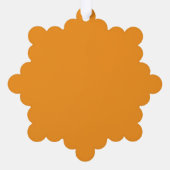 Retro Orange Textur – Sommer-Vibes Kunst Ornament Karte (Rückseite)