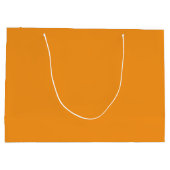 Retro Orange Texture – Summer Vibes Art Große Geschenktüte (Rückseite)