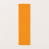 Retro Orange Texture – Summer Vibes Art Visitenkarten (Innenseite Aufgefaltet)