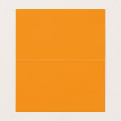 Retro Orange Texture – Summer Vibes Art Visitenkarten (Innenseite Aufgefaltet)