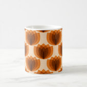 Retro-Orange-Tulpen-Blume Kaffeetasse (Mittel)