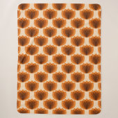 Retro-Orange-Tulpen-Blume Sherpadecke (Vorderseite)
