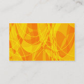 Retro Orange Visitenkarte (Rückseite)