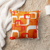 Retro-Orange-Würfel-Design Kissen (Decke)