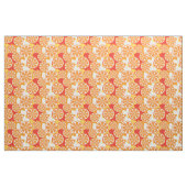 Retro orange Zitrusfrucht-Muster Stoff (Fat Quarter (45,7 x 55,9 cm))