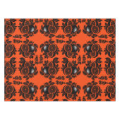 Retro Orangenscheiben-Muster Tischdecke (Vorderseite (Horizontal))