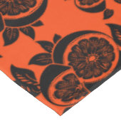 Retro Orangenscheiben-Muster Tischdecke (Schrägansicht)