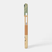 Retro Orbital Circles Pattern iPhone 16 Hülle (Linke Seite)