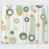 Retro Orbitals Geschenkpapier (Flach)