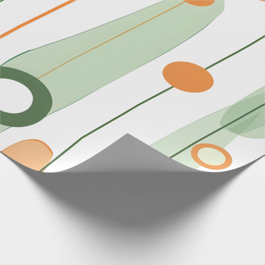 Retro Orbitals Geschenkpapier (Ecke)