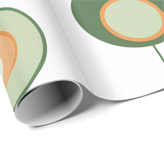 Retro Orbitals Geschenkpapier (Rolleneckpunkt)