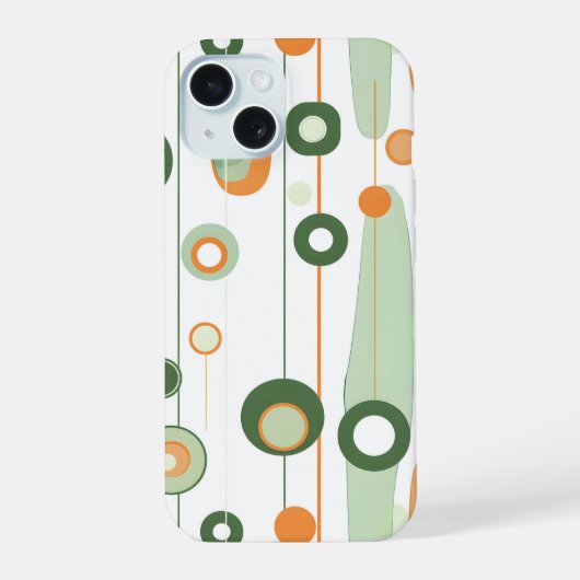 Retro-Orbits iPhone 15 Hülle (Rückseite)