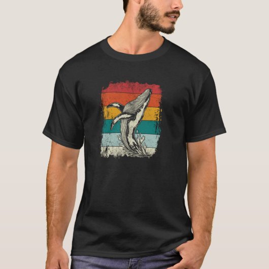 Retro Orca T-Shirt (Vorderseite)