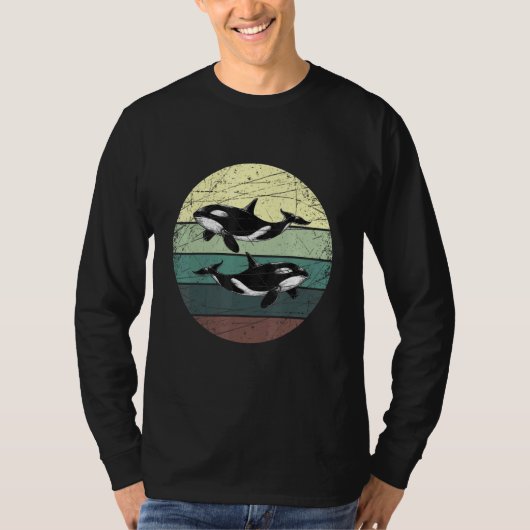 Retro Orca T-Shirt (Vorderseite)