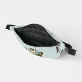 Retro Oregon Silhouette Monogramm Bauchtasche (Offen)