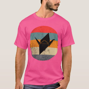Retro Origami Shirt Japanisch Origami Falten