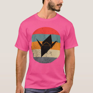 Retro Origami Shirt Japanisch Origami Falten