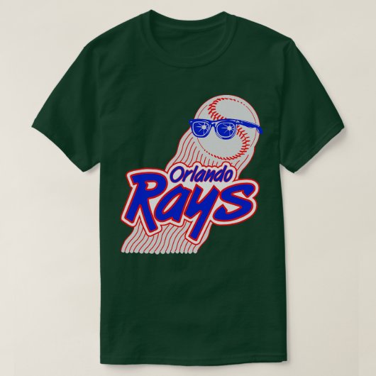 Retro Orlando Rays Baseball 1990 TShirt (Design vorne)