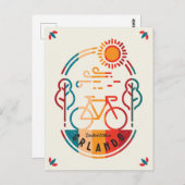 Retro Orlando Vela Postkarte (Vorne/Hinten)