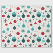 Retro-Ornament Geschenkpapier (Flach)