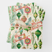 Retro Ornament Geschenkpapier Set (Beispiel)