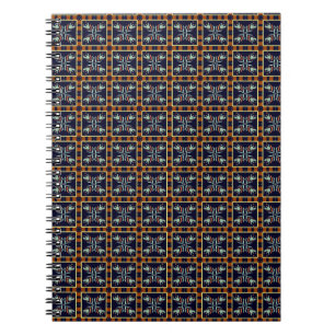 Retro-Ornament-Spiralblock Notizblock