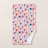 Retro Ornamente aus dem Mittelalter handGezeichnet Badhandtuch Set (Handtuch)