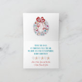 Retro-Ornamente Feiertagskarte (Innenseite)