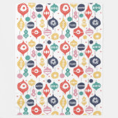 Retro-Ornamente Fleecedecke (Vorderseite)