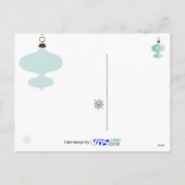 Retro-Ornamente, frohe Weihnachten (Rückseite)