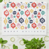 Retro-Ornamente Geschirrtuch (Gefaltet)