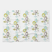 Retro-Ornamente, Küche aus dem Mittelalter Küchentuch (Horizontal)