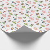 Retro-Ornamente | Modernes Muster des Mittelalters Geschenkpapier (Ecke)