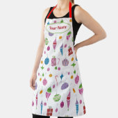 Retro-Ornamente Niedlich HandIllustriert Personali Schürze (InSitu)