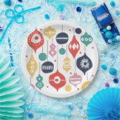 Retro-Ornamente Pappteller (Party)