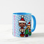 Retro ornaments tasse (VorderseiteRechts)