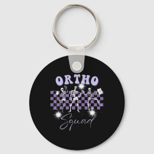 Retro Ortho Squad Tanzen Skelett Orthopädische Nur Schlüsselanhänger