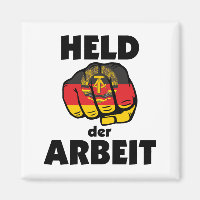 Retro Ostalgie DDR Held der Arbeit
