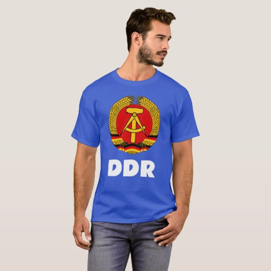 Retro Ostdeutschland (DDR, DDR) Ostdeutschland T-Shirt (Vorne ganz)